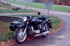 Dnepr MT11 - mein Einstieg in die Gespannwelt, verschrottet nach Unfall, ca. 10.000km